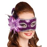 Venezianische Maske "Edle Verführung" -lila
