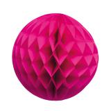 Wabenpapier-Ball "Farbenfroh" 25 cm-pink