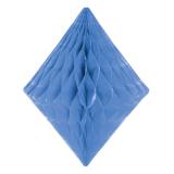 Wabenpapier-Diamant 30 cm-blau