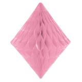 Wabenpapier-Diamant 30 cm-rosa