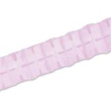 Wabenpapier-Girlande "Zarter Farbton" 3,7 m -rosa