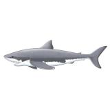 Wanddeko "Weißer Hai" 180 cm