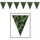 Wimpel-Girlande "Camouflage" 3,7 m