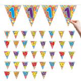 Zahlen-Wimpel-Girlande "Happy Crazy Birthday" 6 m - 50