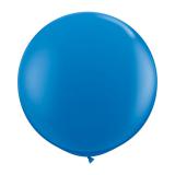 XL Luftballon einfarbig-blau