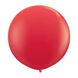 XL Luftballon einfarbig-rot