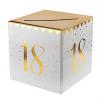 Brief- und Kartenbox 18. Geburtstag "Golden Times" - Hauptansicht