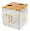 Brief- und Kartenbox 30. Geburtstag "Golden Times" - Hauptansicht