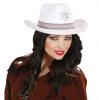 Cowboy-Hut "Sheriff"-weiß - Beispiel Frau