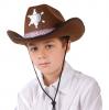 Cowboyhut "Sheriff" für Kinder-braun
