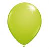 Einfarbige metallic Luftballons - Apfelgrün