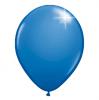 Einfarbige metallic Luftballons - Blau