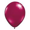 Einfarbige metallic Luftballons - Burgunder