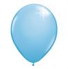 Einfarbige metallic Luftballons - Hellblau