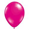 Einfarbige metallic Luftballons - Magenta