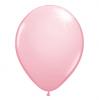 Einfarbige metallic Luftballons - Rosa