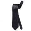 Einfarbige Satin-Krawatte-schwarz
