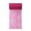 Einfarbiges Deko-Vlies Tischband 10 m-pink