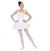 Einteiliges Ballerina-Tutu-weiß-M - Vorderansicht