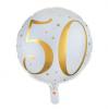 Folien-Ballon 50. Geburtstag "Golden Times" 45 cm - Hauptansicht