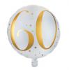 Folien-Ballon 60. Geburtstag "Golden Times" 45 cm - Hauptansicht