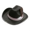 Kinder-Cowboy Hut mit Feder-schwarz - Hauptansicht
