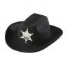Kinder Cowboy-Hut "Sheriff"-schwarz