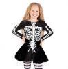 Kinder-Kostüm "Hübsches Skelett" 3-tlg. - Detailansicht