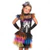 Kinder-Kostüm "Skelett-Prinzessin" 6-tlg. - Detailansicht
