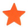 Streuteile "Einfarbige Sterne" 12er Pack-orange