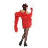 Kostüm "Schickes Charleston Kleid" 3-tlg.-rot-S - Rückansicht