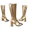 Lackstiefel "Retro Boots" - gold