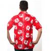 Hawaiihemd Pacific Flower Rot - Rücken