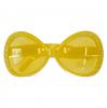 Große 70er Party-Brille Diamond 16,5 cm-gelb