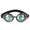 Partybrille mit Regenbogen-Pailletten Einzelansicht