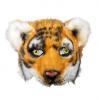Plüsch-Halbmaske "Tiger" - Detailansicht