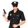 Schwarzes Oberteil Polizist - Vorderansicht