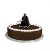 Tortenkerze "Darth Vader" 10 cm - Beispiel